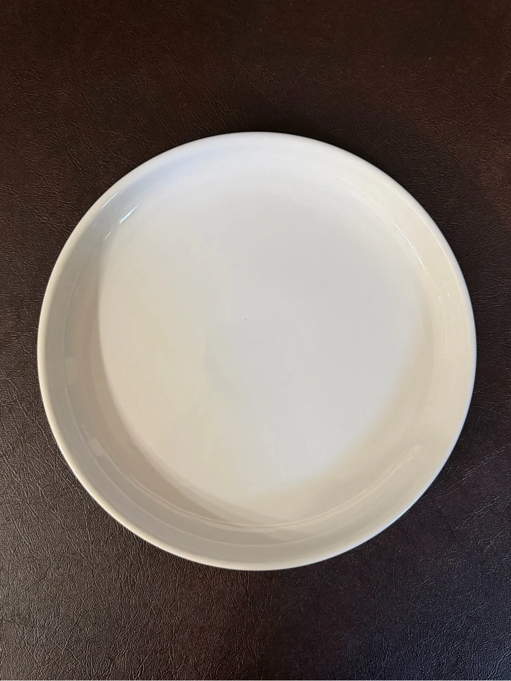 Crate & Barrel CulinaryArts Cafeware 10.25” Porcelain Single Dinner Plate